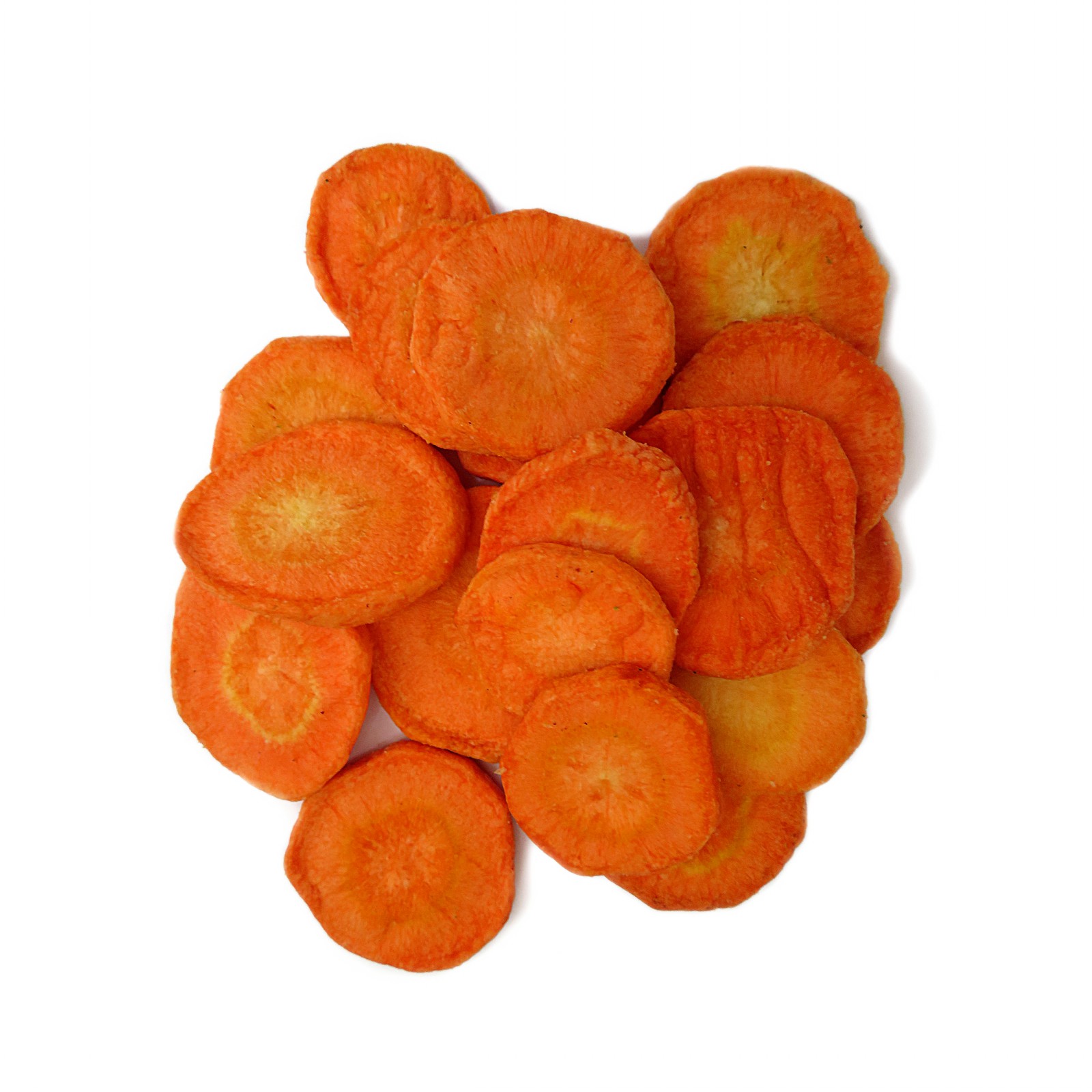 Vacuum fried carrot chips